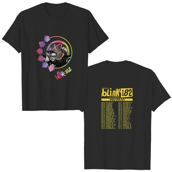 Renee
F Other - B182 Band 2023 World Tour Shirt Blink Smile 182 Graphic Tshirt 2 Sided T Shirt